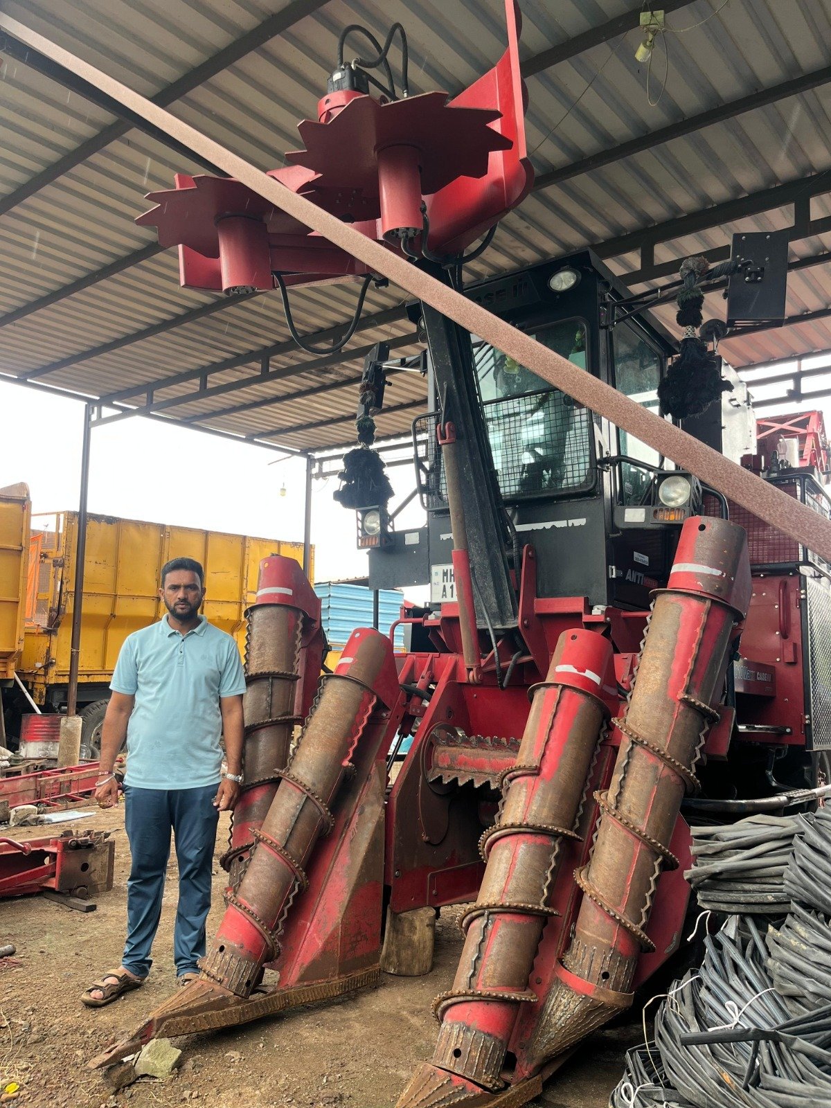 machinery owner with funded equipment